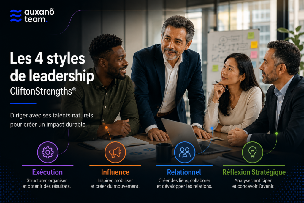 les 4 styles de leadership selon le CliftonStrengths®
