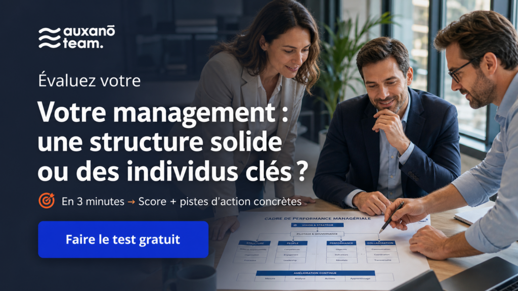Evaluer la structure du management au sein de votre organisation en 5 mn